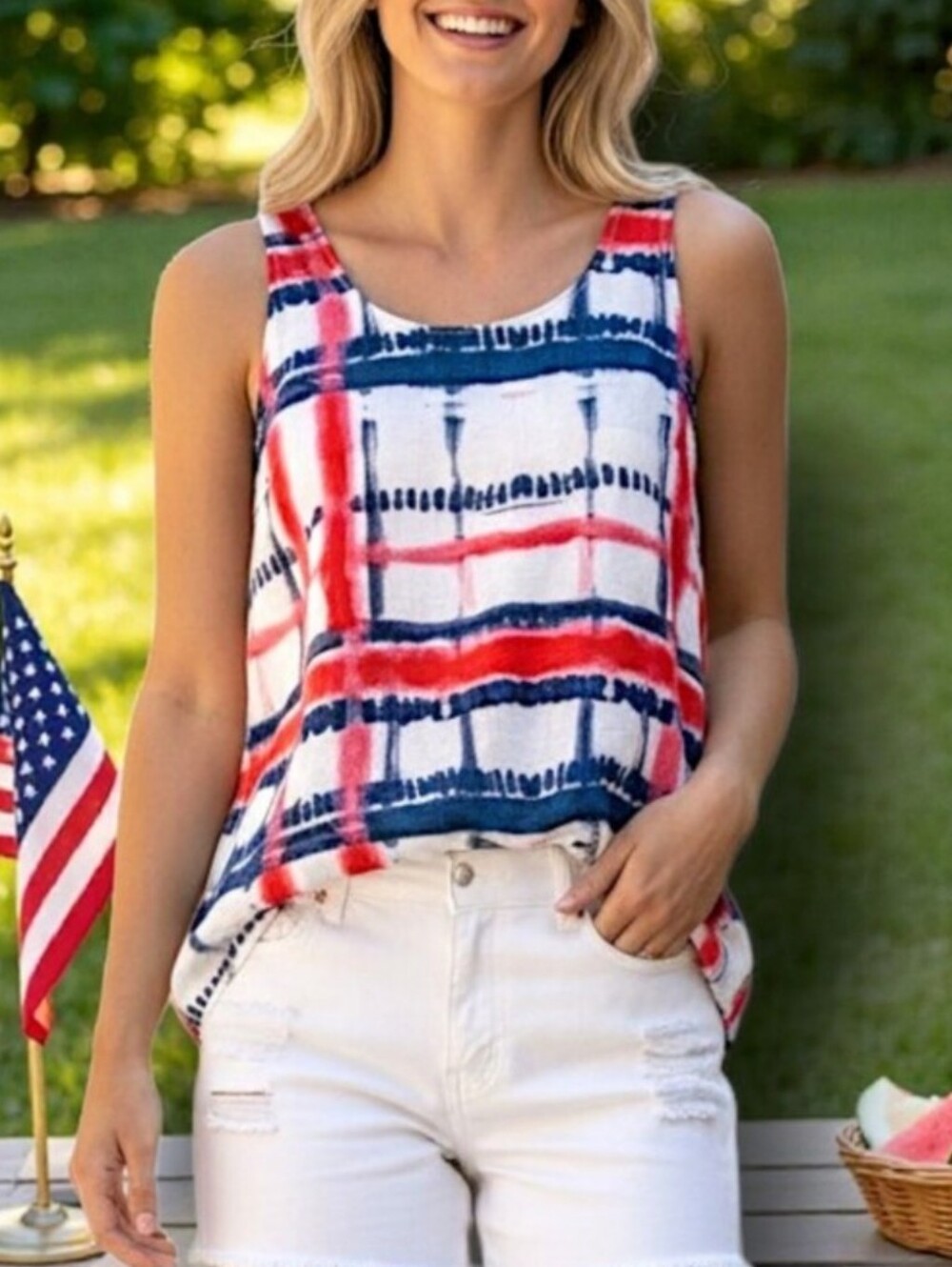 🇺🇲Sleeveless Summer Top by JACK